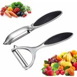 Plucheur de pommes de terre de cuisine - plucheur pivotant en forme de y en acier inoxydable pour lgumes, ...