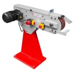 Holzmann - ponceuse � bande m�tal 2 000 x 75 mm - 3 000 / 4 500 w - 400 v - triphas�