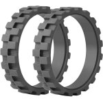 Pneu / caoutchouc de remplacement compatible avec roomba 500, 600, 700, 800, 900, e, i, s. remplace roue ...