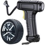 Pneu compresseur d'air avec lumi�re led pour pneus voiture, accessoires voiture portable multifonction ...