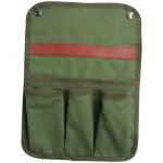 Poche de rangement suspendue pour chaise, lit ou camping, en toile verte od