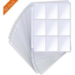 Pochettes pour cartes de baseball pochettes pour reliure de cartes  collectionner  9 pochettes porte ...