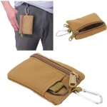 Pochette edc molle d'ext�rieur, mini �tui portable pour cl�s et cartes, sac de poche edc, porte - monnaie ...
