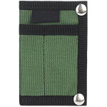 Pochette edc pliable compacte l�g�re pour rangement quotidien, �tui � cartes vert portable.
