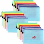 Serbia - pochette plastique a5, 15pcs pochette zippe, pvc mesh zipper pouch document wallet, ranger ...