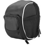 Pochette de sac de guidon de tube de cadre avant de v�lo � d�gagement rapide multifonction noir