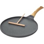 Po�le � cr�pes 26 cm avec rev�tement anti - adh�sif granit suisse - compatible induction - cr�pi�re avec ...