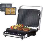 Po�le � frire �lectrique enti�rement automatique, machine � sandwich 2000 w avec plaque � gaufres et ...