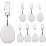 Poids de la nappe 8 pi�ces poids de la nappe nappe d'ext�rieur pierre avec clips pinces � nappe en marbre ...