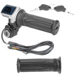 Poignée d'accélérateur électrique accélérateur à demi - torsion 36v avec indicateur de puissance à led ... Poignée d'accélérateur électrique accélérateur à demi - torsion 36v avec indicateur de puissance à led ...