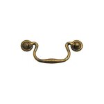 Poign�e amovible en laiton antique 64 2030 ms