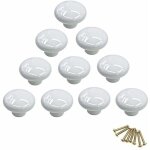 Poignée - bouton rond en porcelaine, bouton de meuble, bouton de tiroir, bouton de placard, poignée en ... Poignée - bouton rond en porcelaine, bouton de meuble, bouton de tiroir, bouton de placard, poignée en ...