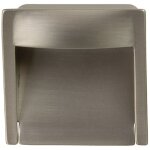 Poign�e coquille carr�e � encastrer int�gration invisible en alliage zingu� finition nickel� bross� 45x45mm ...