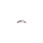 Poign�e coquille georges - d�cor : chrom� mat - entraxe : 64 mm - hauteur : 30 mm - longueur : 80 mm ...