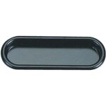 Poign�e cuvette plastique noire 75x23mm pi�ce monin 131650