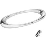 Poign�e finition chrome brillant remplacement pour cabine et porte de douche mod. standard h 185