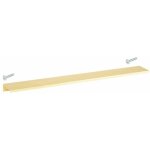 Cyclingcolors - poigne de meuble acier finition dore bross 340mm entraxe 320mm  visser or design ...