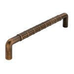 Poign�e de meuble bilbao - d�cor : bronze - longueur : 170 mm - profondeur : 34 mm siro