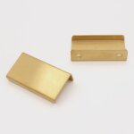 Poign�e de meuble de cuisine, poign�e dor�e encastr�e, poign�e de porte cach�e en alliage d'aluminium, ...