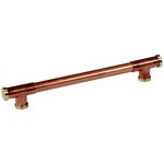 Poigne de meuble cuivre 'industriel t' - entraxe 160 mm - 12 arcanaute