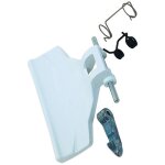 Poign�e de porte (296003 - 27221) (4055186631) lave - linge zanussi, zoppas faure rosenlew, electrolux, ...