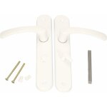 Poign�e de porte 72 mm gauche et droite pour wc blanc porte de toilette porte de chambre plaque longue ...