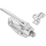 Poign�e de porte alliage de zinc pour cong�lateur et four loquet plat robuste installation stable et ...