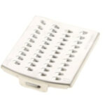 Poignee porte blanche 37cm pour refrigerateur bosch