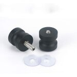 Poign�e de porte de douche en verre poign�e de salle de bain en aluminium massif, poign�e ronde dos � ...