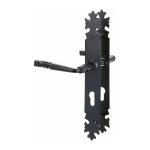 Poignée de porte d'entrée - loire - brionne - noir - clé i - 195 mm Poignée de porte d'entrée - loire - brionne - noir - clé i - 195 mm