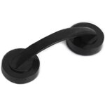 Poign�e de porte et de fen�tre, porte coulissante de salle de bain, poign�e d'adsorption non poreuse