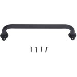 Poign�e de porte de grange, poign�e de porte en bois en acier au carbone pour porte en bois pour porte ...