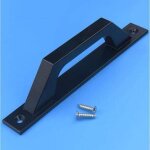 [jamais utilis�] poign�e de porte de grange coulissante noire cuisine / meuble / armoire / placard / ...