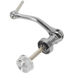Poign�e de puissance m�tallique pour moulinet de p�che 2000 3000, bras oscillant et bouton rotatif pour ...