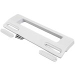 Poign�e de r�frig�rateur universelle blanche amovible, poign�e porte freezer - entraxe trous de 90 mm ...