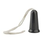 Poign�e seule pour porte de garage basculante, noir - thirard