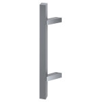 Kintech - poigne de tirage carre inox supports inclins - entraxe (mm) : 300 - finition : inox 304 ...