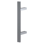 Kintech - poign�e de tirage rectangulaire inox supports inclin�s - longueur (mm) : 800 - entraxe (mm) ...