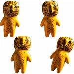 Poignes de tiroir en cramique motif lion pour enfants, poignes et boutons de porte en forme d'animaux ...