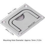 Poign�e de trappe pour bateaux poign�e marine en acier inoxydable trappe encastr�e pour bateau poign�e ...