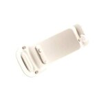 Poignee verrou gauche blanc pour pieces preparation. . .