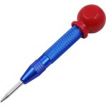 Poin�on central automatique de 5 pouces, bleu, marqueur � ressort, outil manuel r�glable avec couvercle, ...