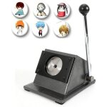 Poin�on graphique rond manuel 58mm die cutter badge / button maker 24, 5 x 22, 1 x 16, 8 mm