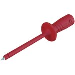Pointe de touche de s�curit� sks hirschmann pruef 2600 rt 972317101 enfichable 4 mm cat iii 1000 v rouge ...