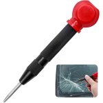 Pointeau poin�on central automatique, pointe de marquage r�glable pour m�tal, bois et verre outil compact ...