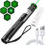 Pointeur laser vert haute puissance ? pointeur rechargeable longue port�e avec port usb, id�al pour randonn�e, ...
