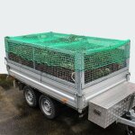 Le poisson qui jardine - filet de protection pour remorques : dimensions 2, 1 x 1, 25 m - vert