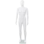 Le poisson qui jardine - mannequin homme blanc brillant. id�al pour la couture, magasins de v�tements, ...
