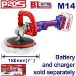 Polisseuse sans fil ponceuse de voiture � batterie machine � polir �lectrique elap2018 emtop 20v