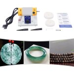 Senderpick - polisseuse de table, petit tour multifonctionnel tr�s efficace avec 2 roues en tissu, support ...